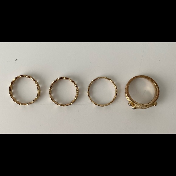 MM Melinda Maria FOUR Stacking Rings - Picture 3 of 7